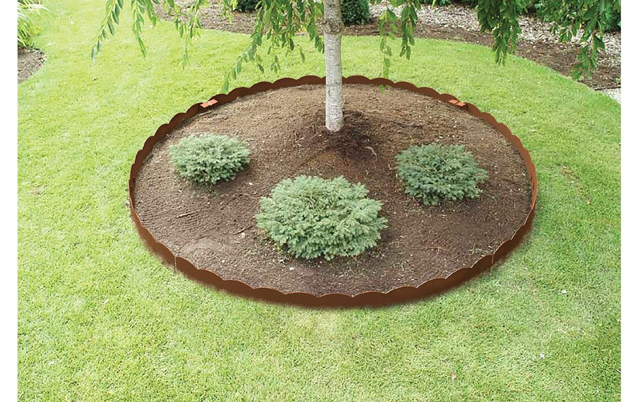 Rasenkante gewellt, Bronze, 91 cm x 13 cmFür saubere Rasenbegrenzung