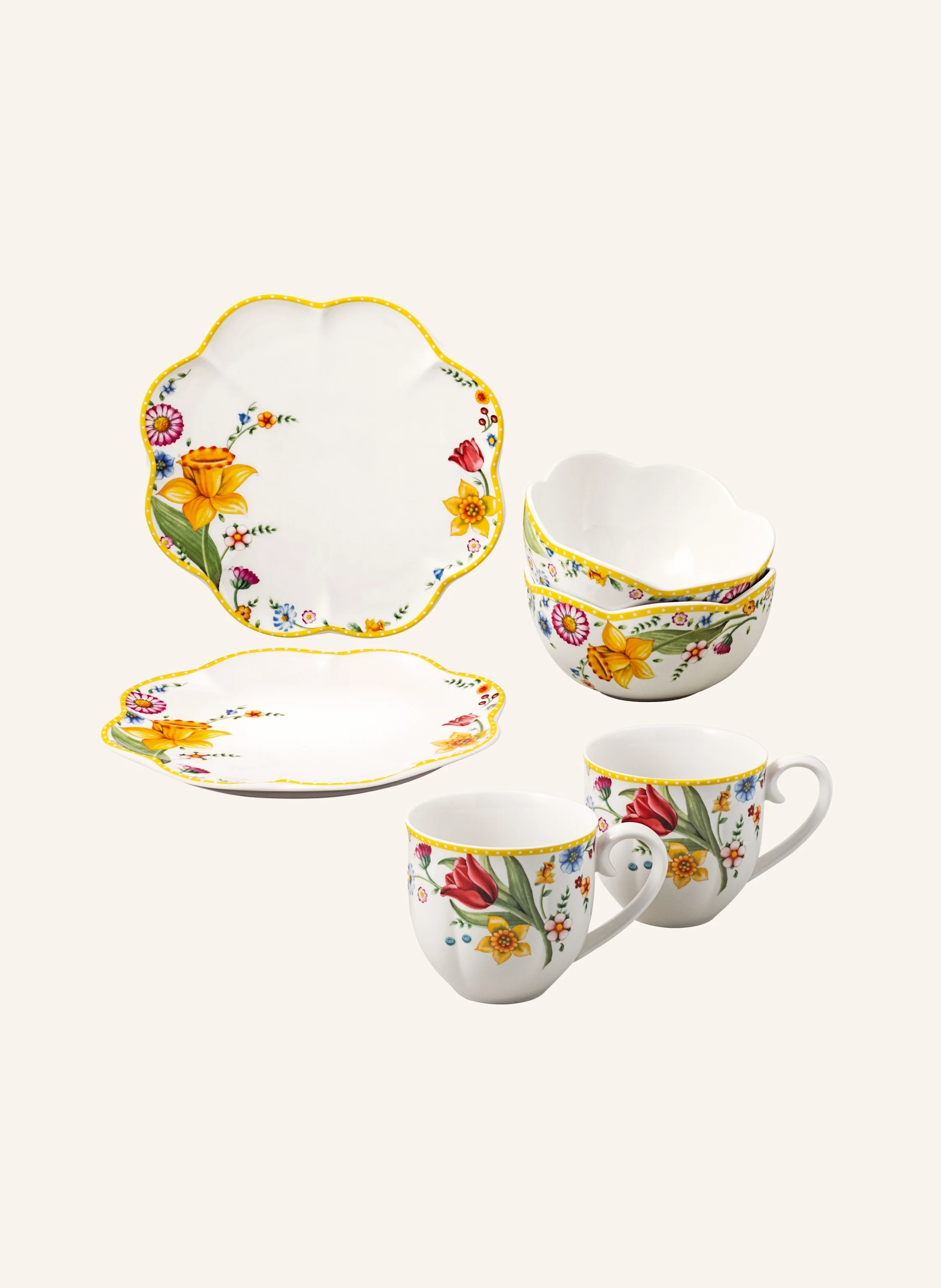 Villeroy & Boch Frühstücks-Set für 2, 6tlg. SPRING AWAKENING