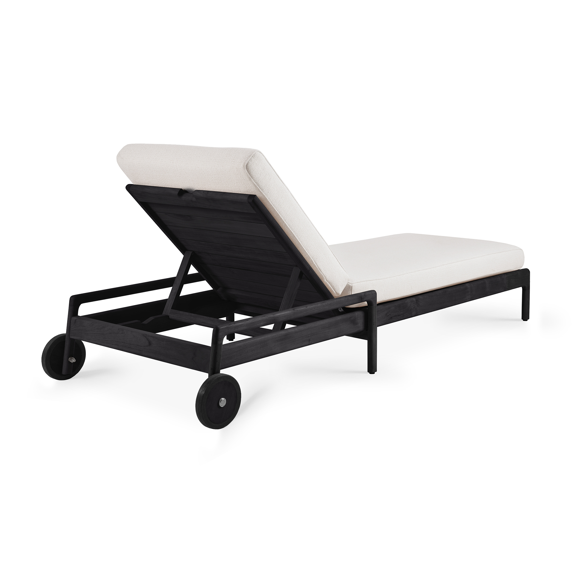 Kussen voor teak Jack adjustable lounger zwart - off white