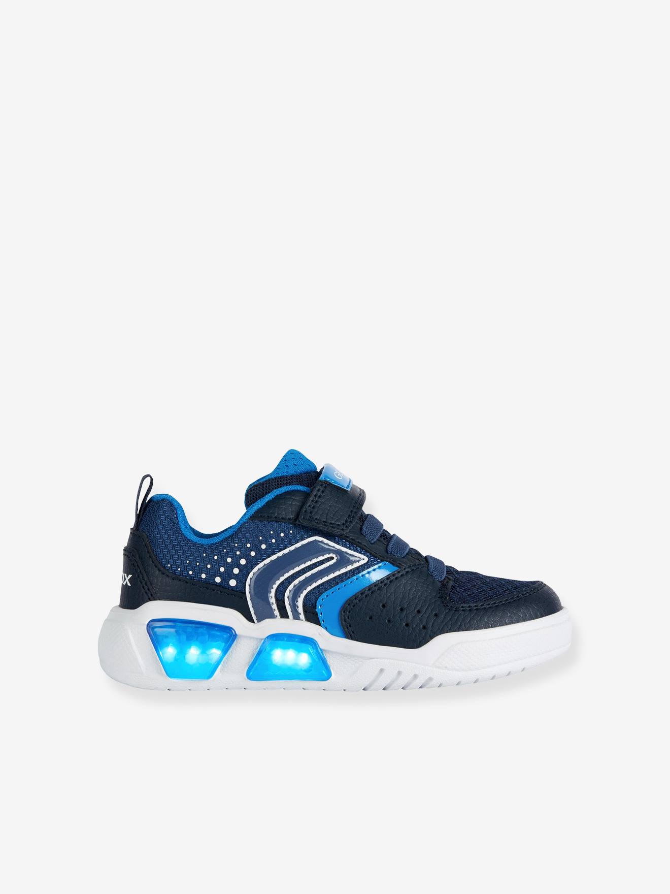 Tênis esportivo infantil GEOX® Illuminus Boy A, azul marinho