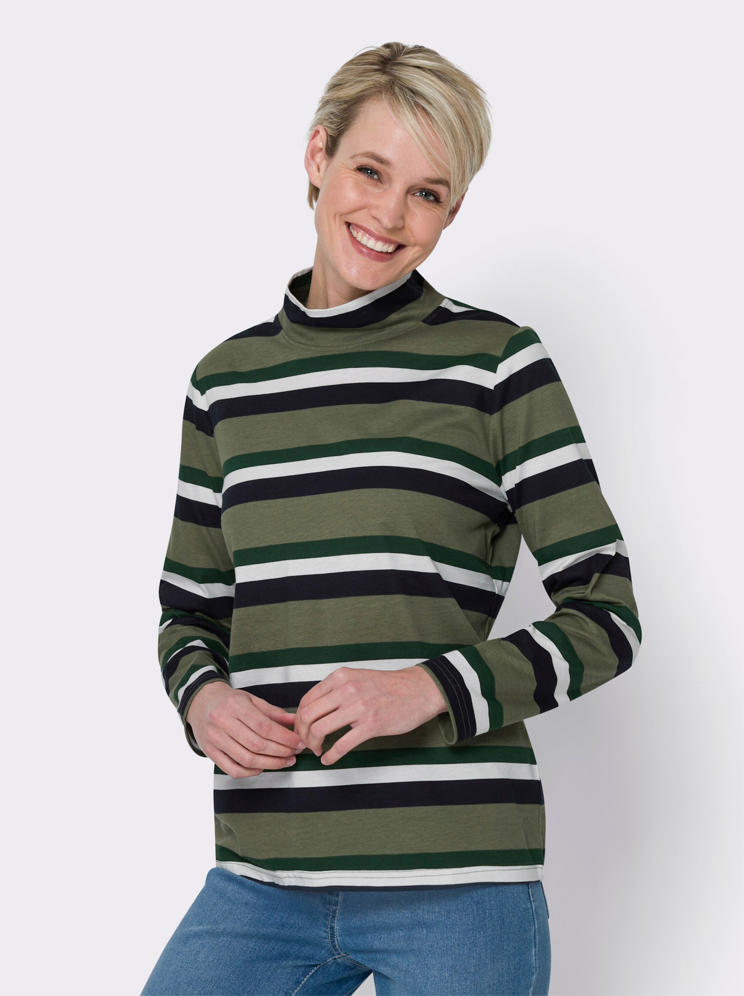 Stehkragenshirt