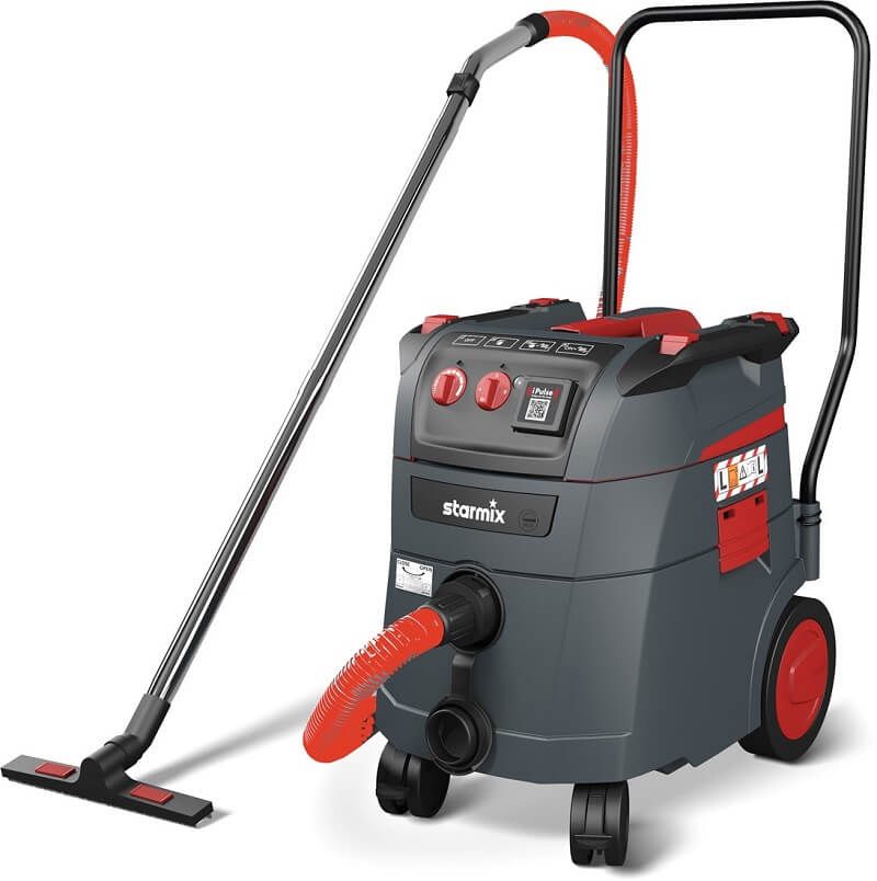 Starmix iPulse L-1635 PREMIUM Alleszuiger / bouwstofzuiger met rijbeugel - 1600W - L-klasse - 35L