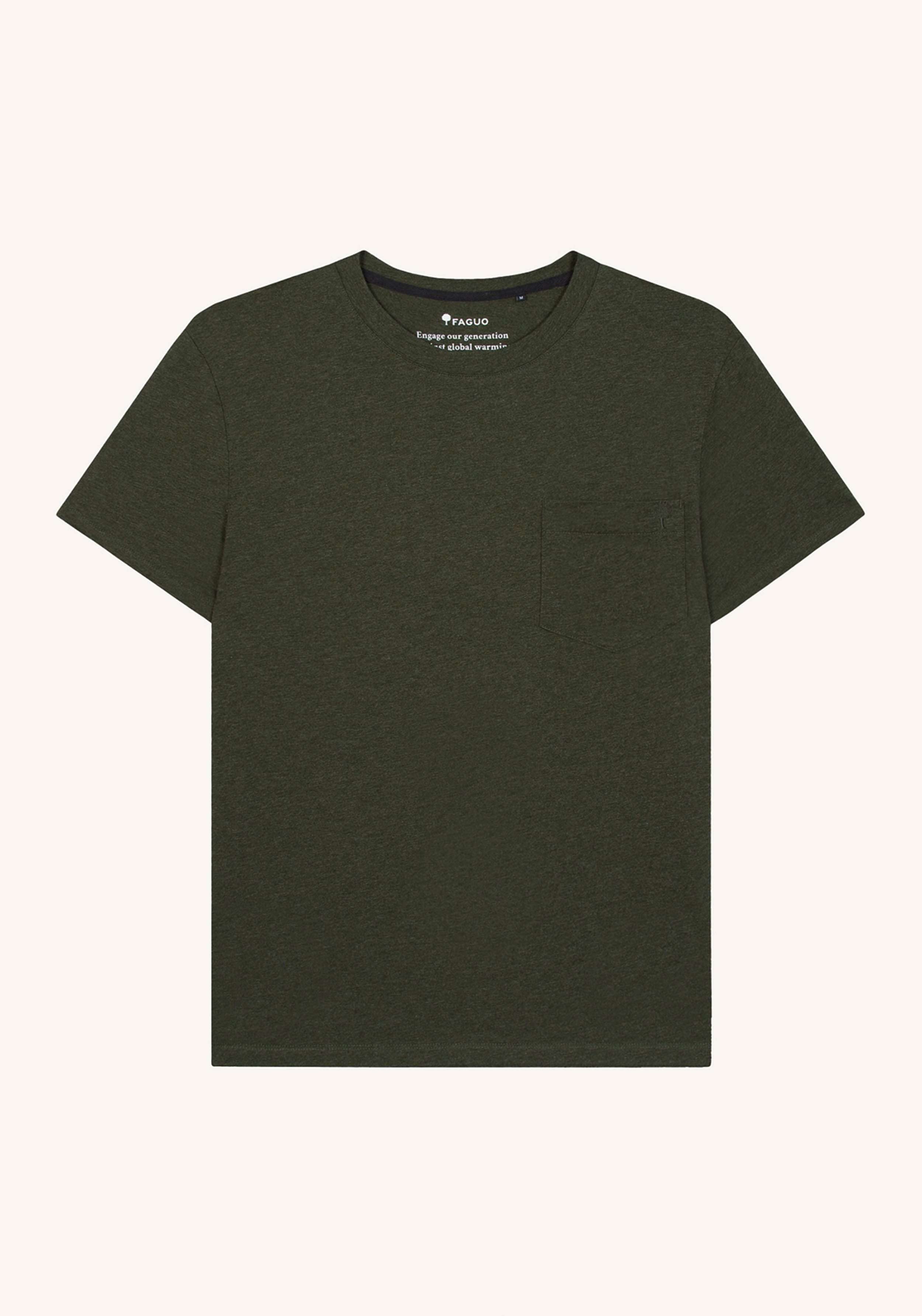 Faguo T-Shirt Olonne Knit Dark Green
