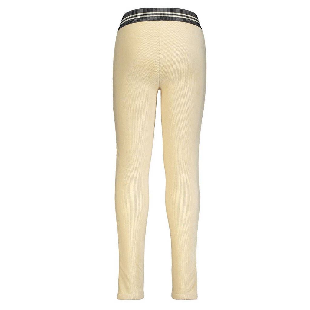 Like Flo gestreepte legging offwhite