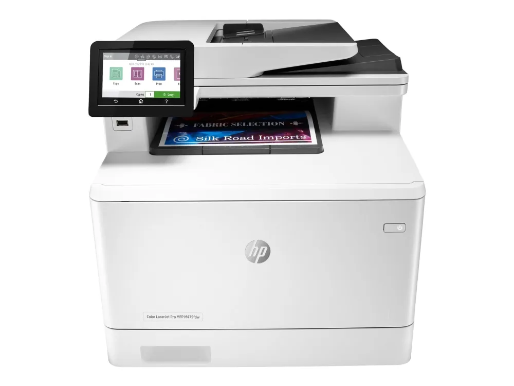 HP Color LaserJet Pro MFP M479fdw - Multifunktionsprinter - farve - laser - Legal (216 x 356 mm) (original) - A4/Legal (medie) - op til 27 spm (kopiering) - op til 27 spm (udskriver) - 300 ark - 33.6 Kbps - USB 2.0, LAN, Wi-Fi(n), USB vært