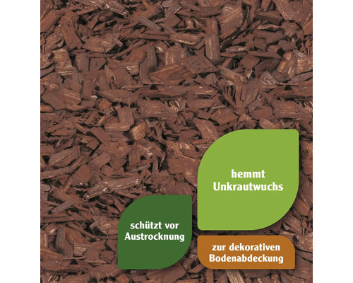 Houtdecor 10-40 mm FloraSelf bruin 45 L