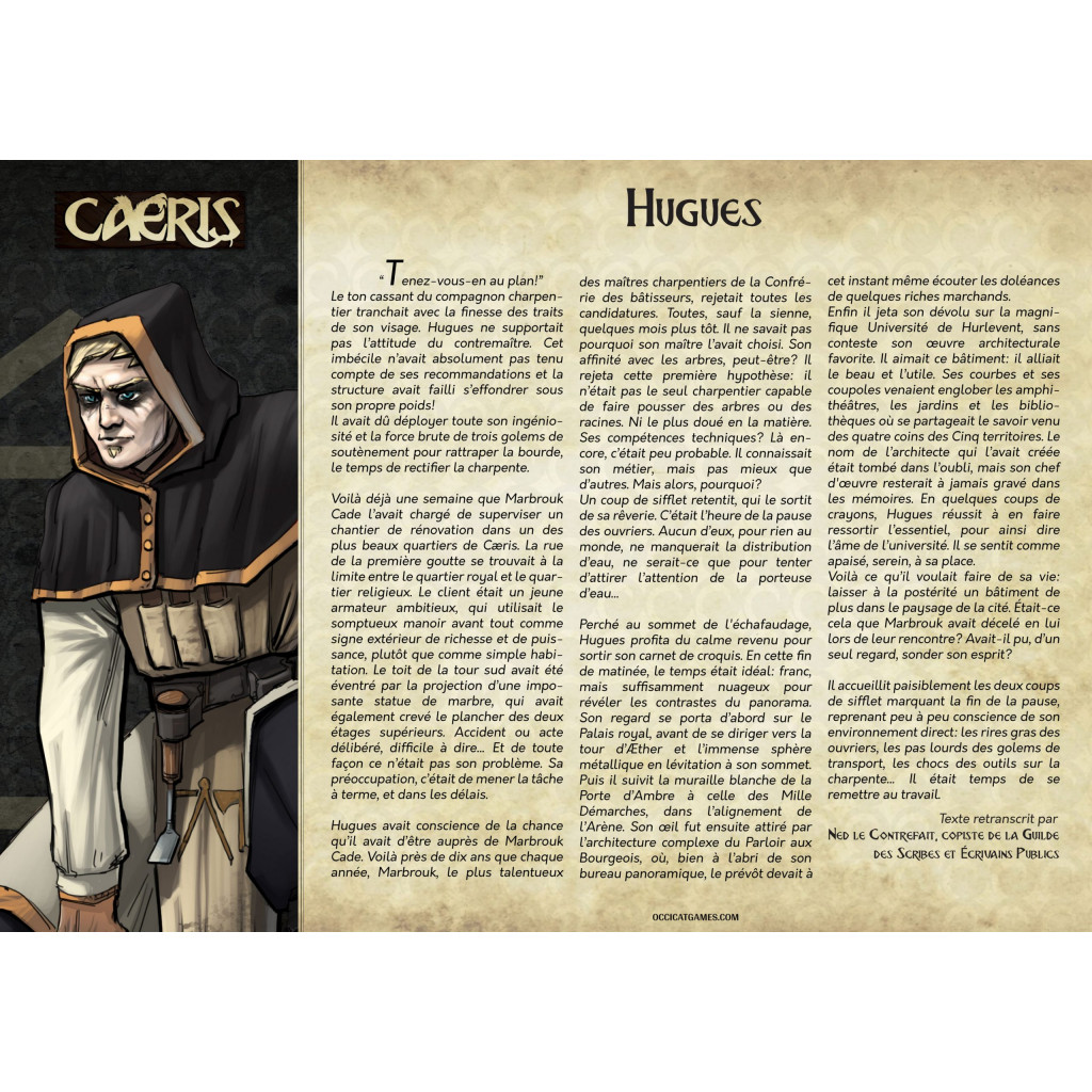 Caeris : Starter La Confrérie des bâtisseurs