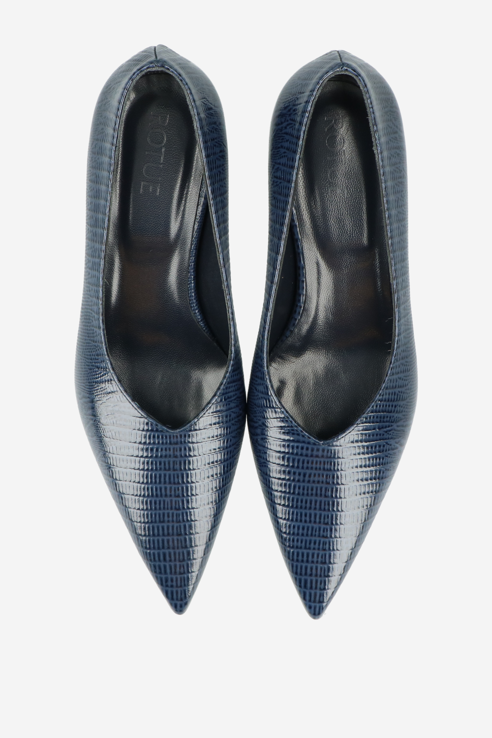 Earned It croco leather pumps