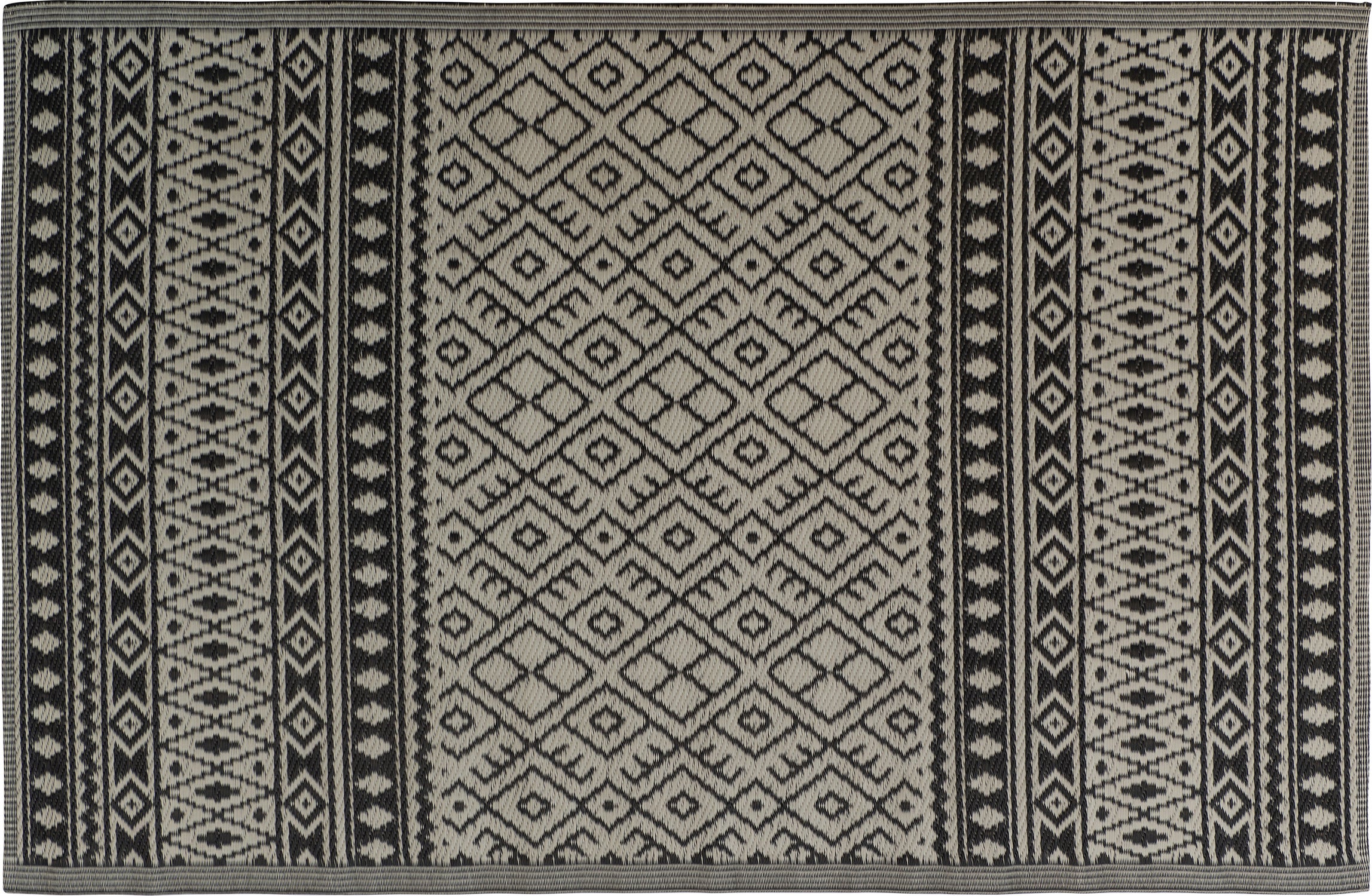 Intratuin buitenkleed wit / zwart 180 x 120 cm