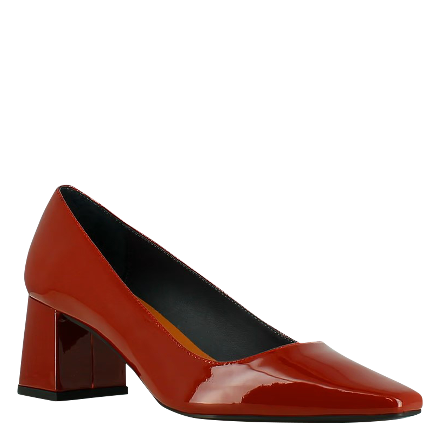 DULINA - Escarpins en cuir vernis| Rouge