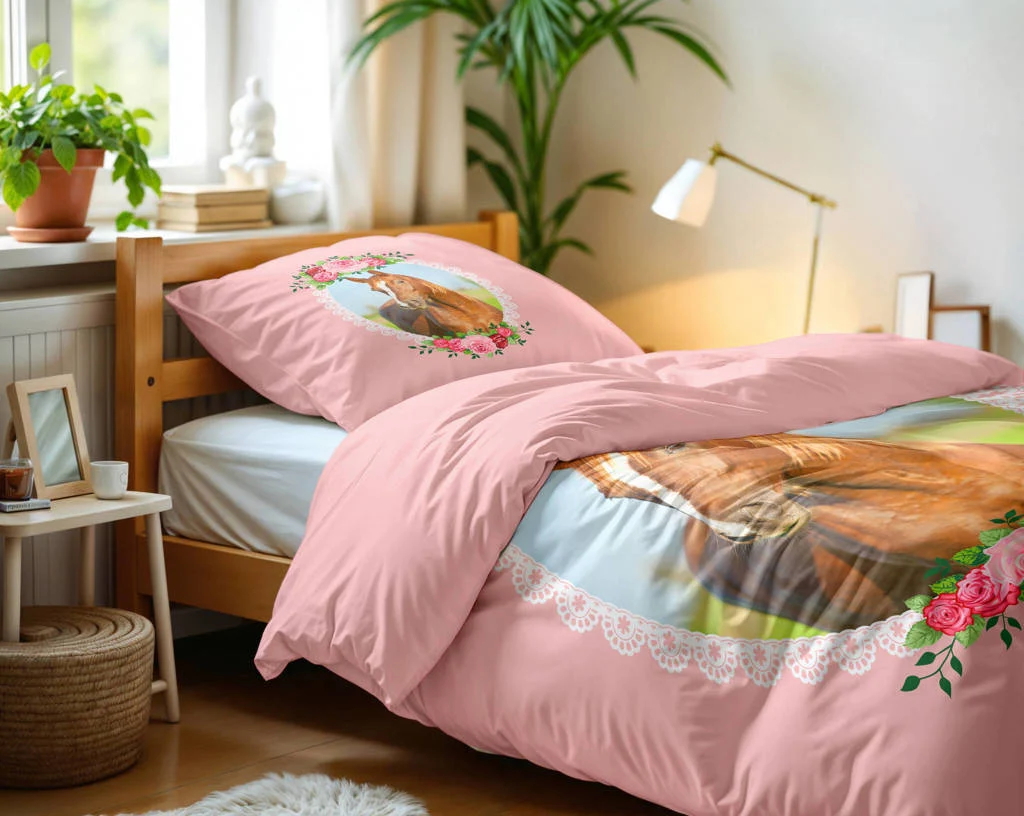polyester dekbedovertrek 1-persoons (140x220 cm)