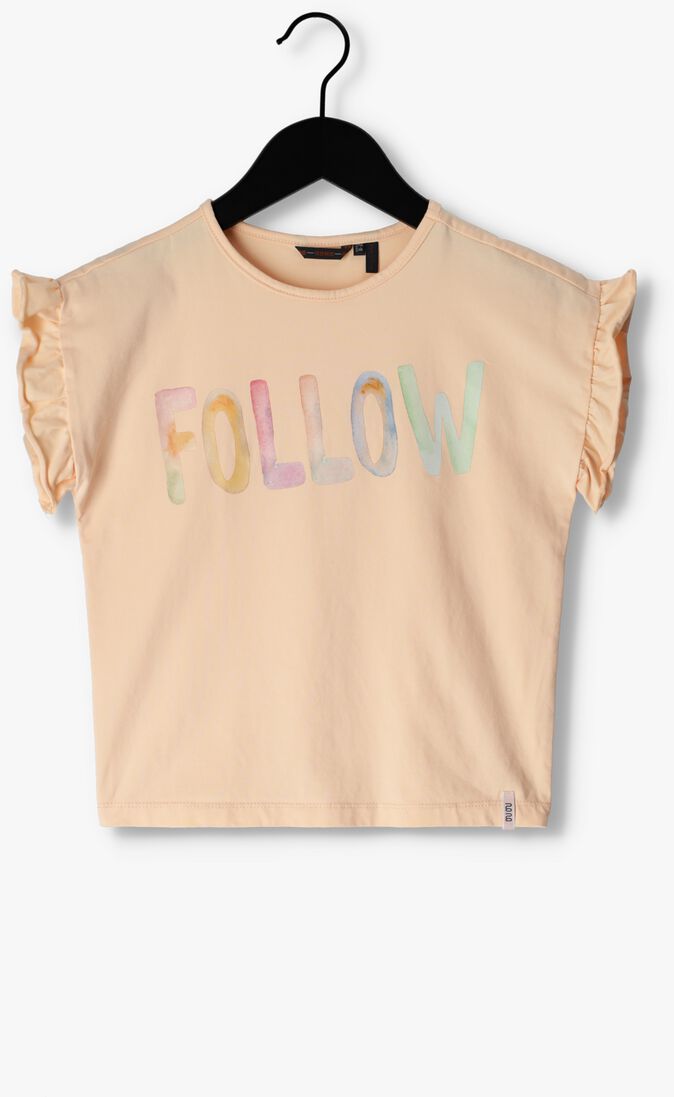 NONO roze nono t-shirt kanou tshirt short ruffled sleeve