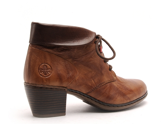 Rieker boots bottine talons femme y2131 marron