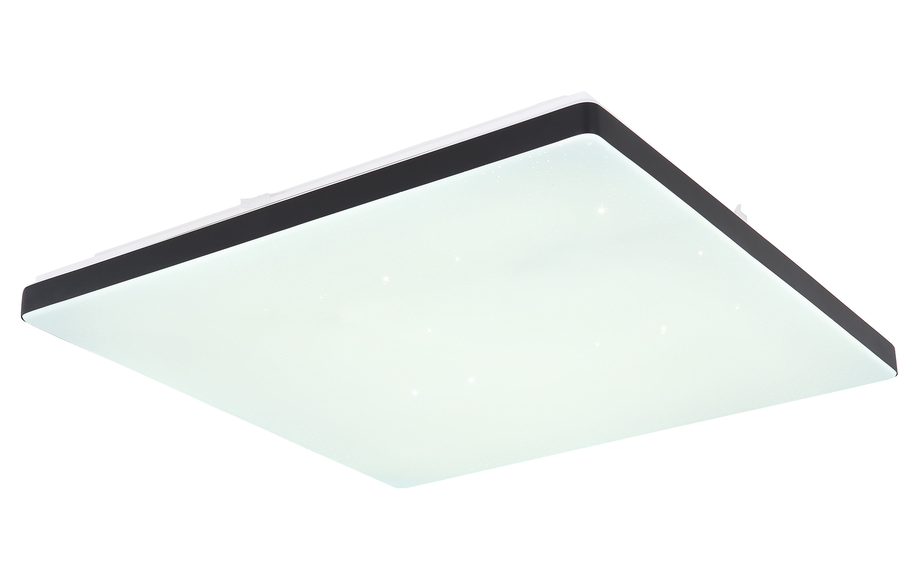 LED-Deckenleuchte Ully CCT, schwarz/weiß, 49 cm