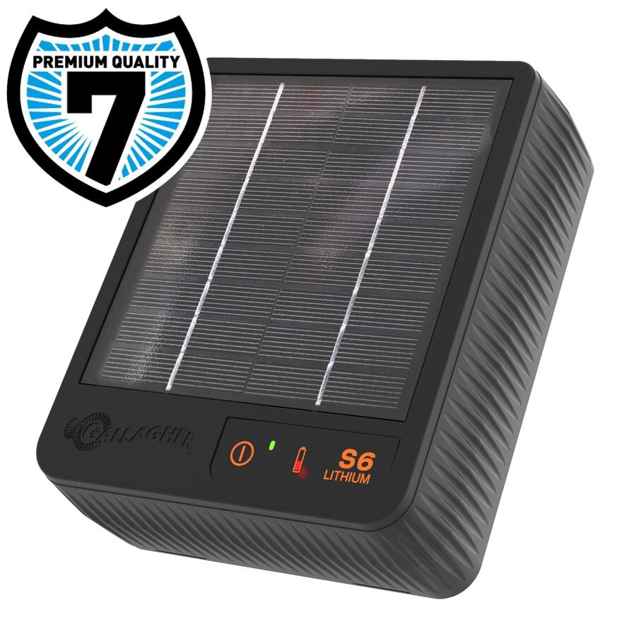 Gallagher Solar S6 Incl. Lithium Batterij - Solar schrikdraadapparaat - 17.8 cm - 16.4 cm