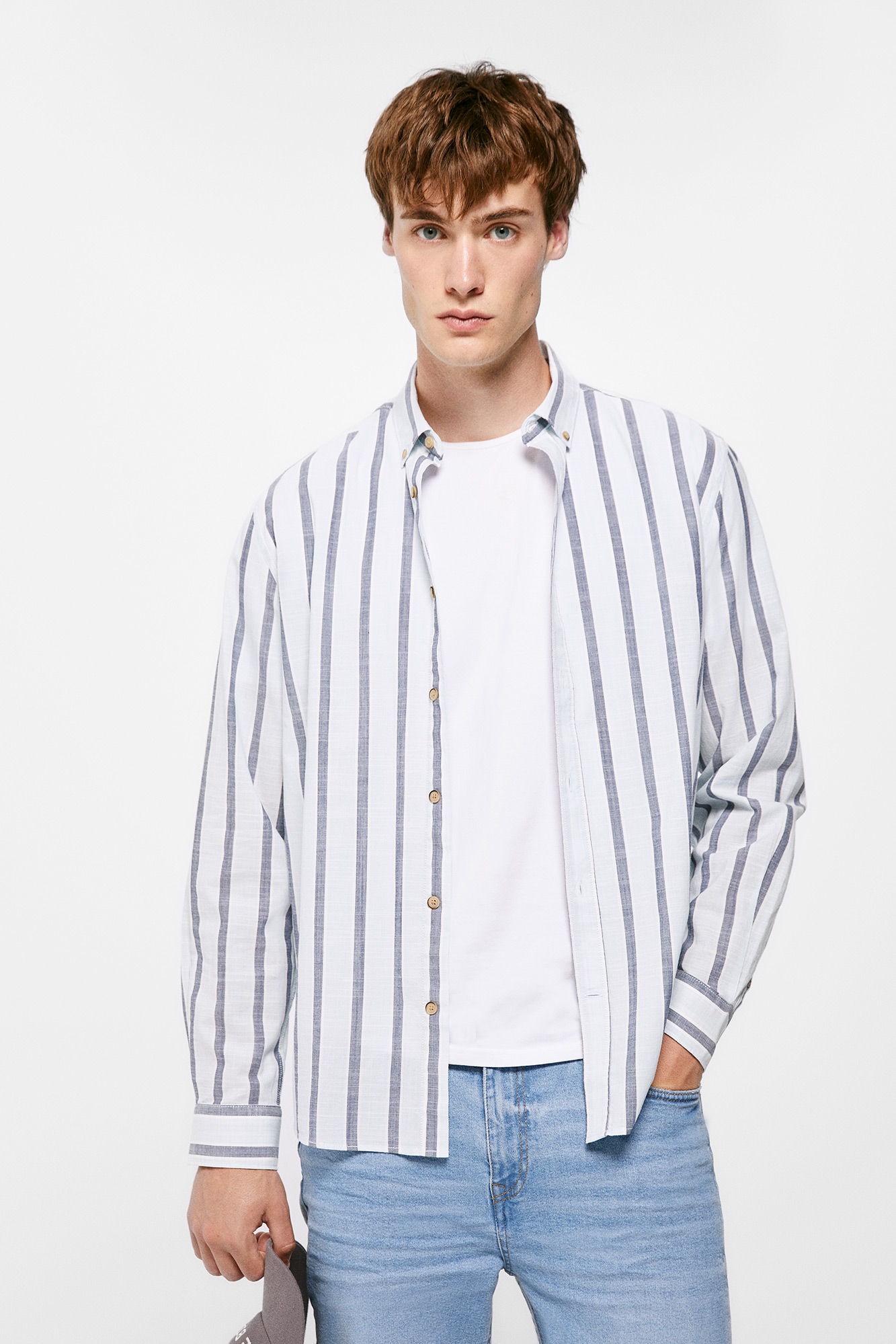 camisa polo listrada