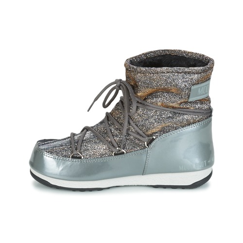 Moon Boot - MOON BOOT LOW LUREX - Gris / Argent