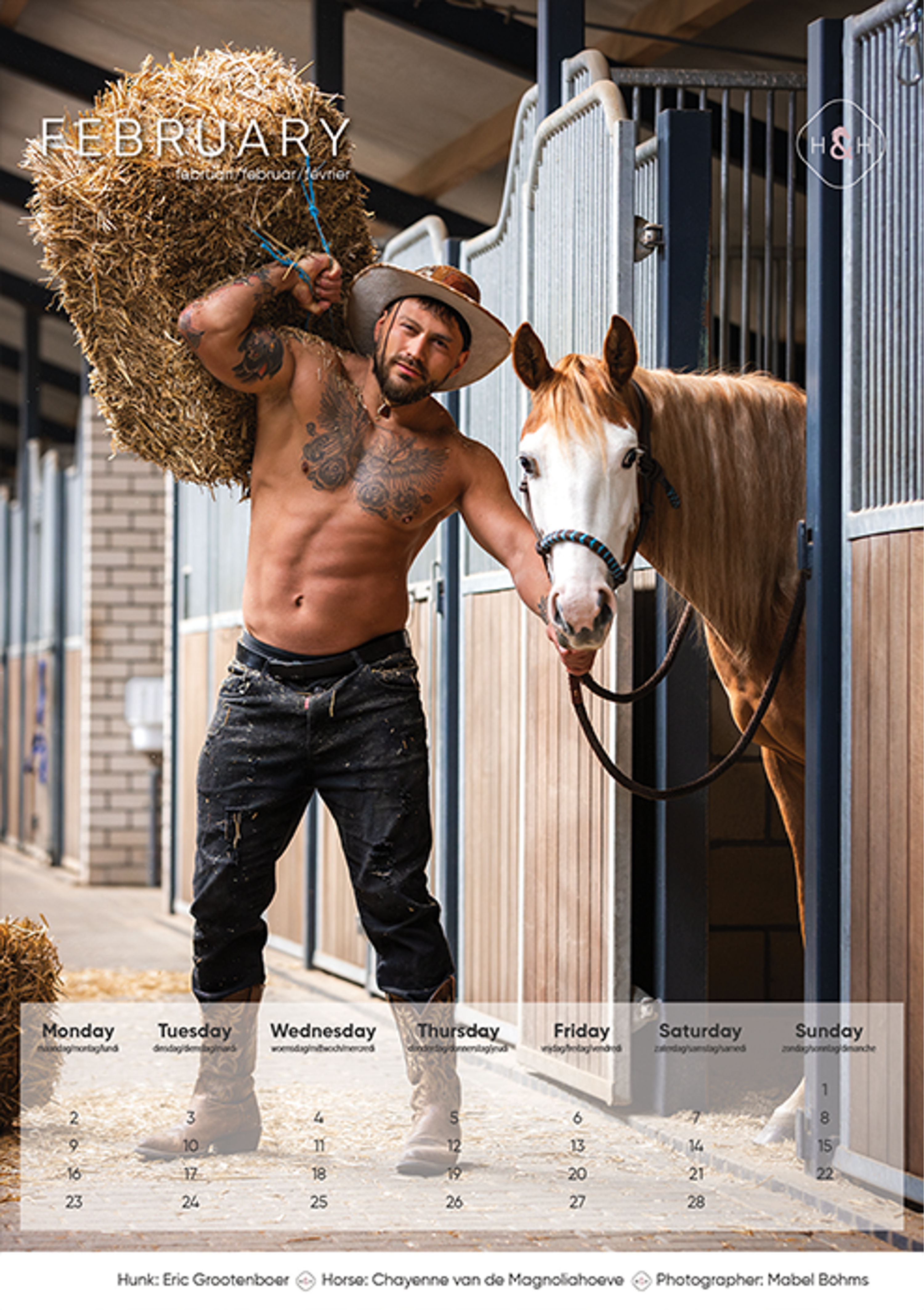 Horse and Hunk kalender 2026