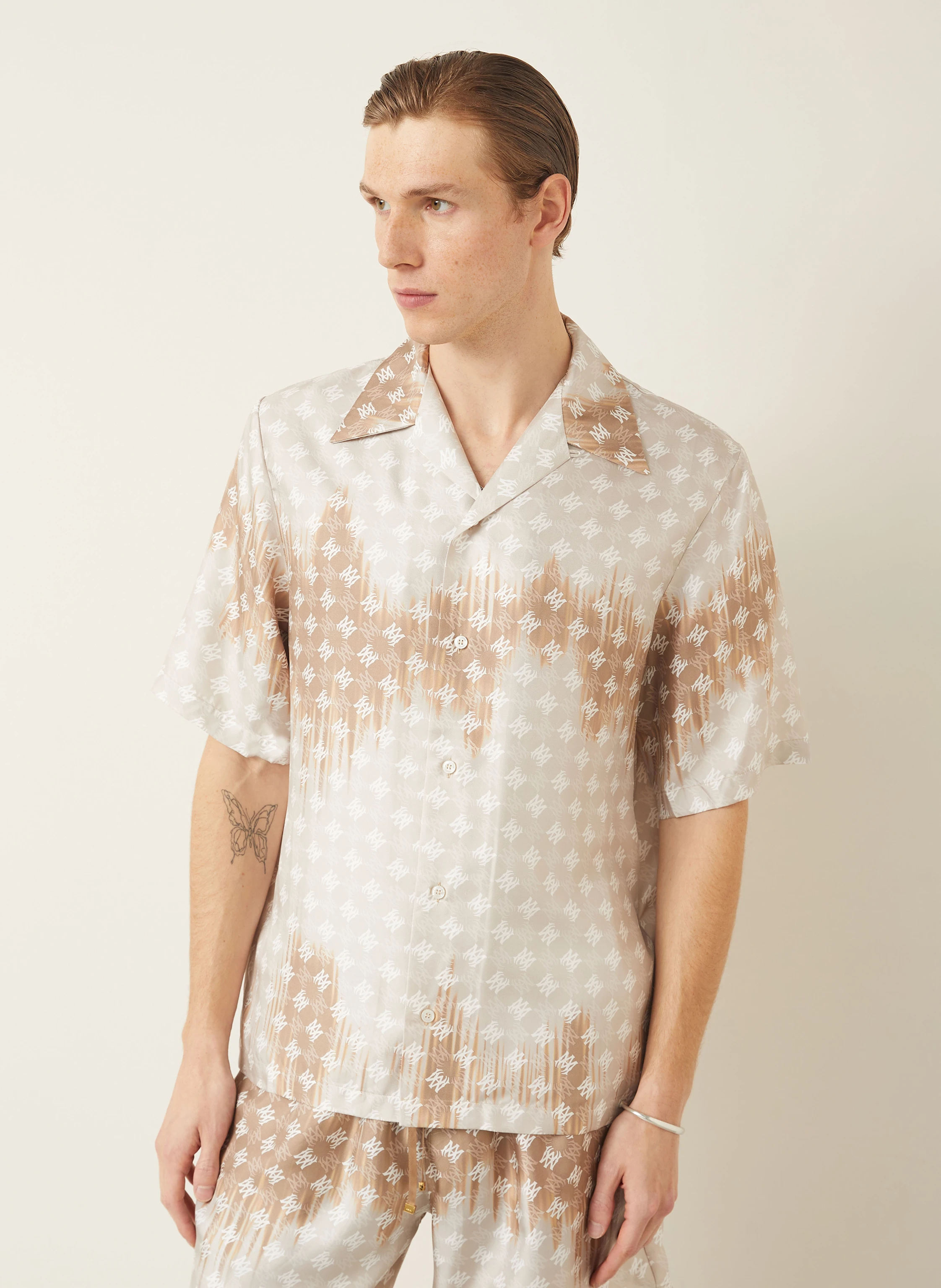 AMIRI Resorthemd Comfort Fit aus Seide