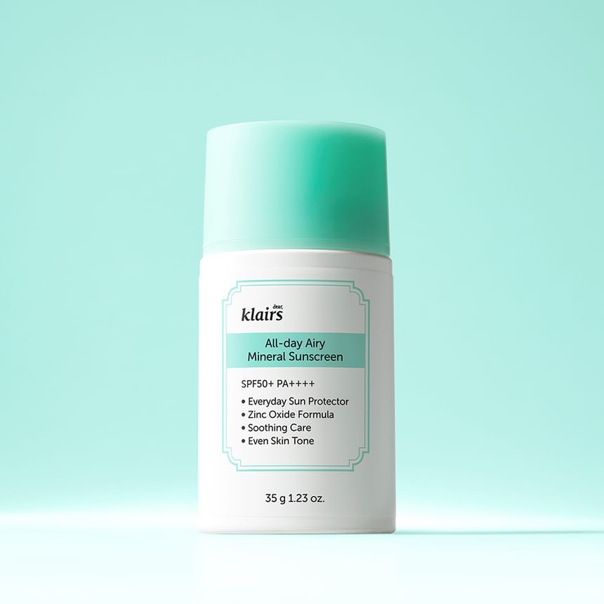Beste Klairs - Luchtige minerale zonnebrandset voor de hele dag