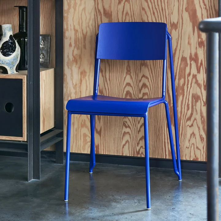 HAY - Petit Standard Stuhl, ultra marine blue / ultra marine blue