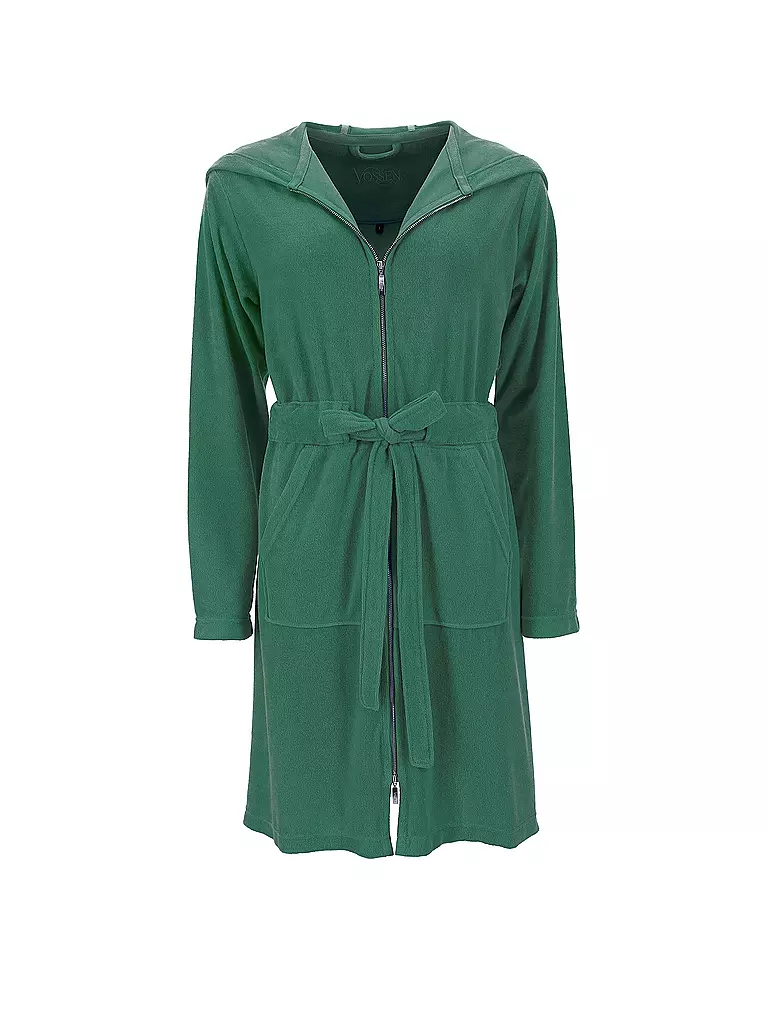 VOSSEN Damen Bademantel TAMPA Evergreen olive
