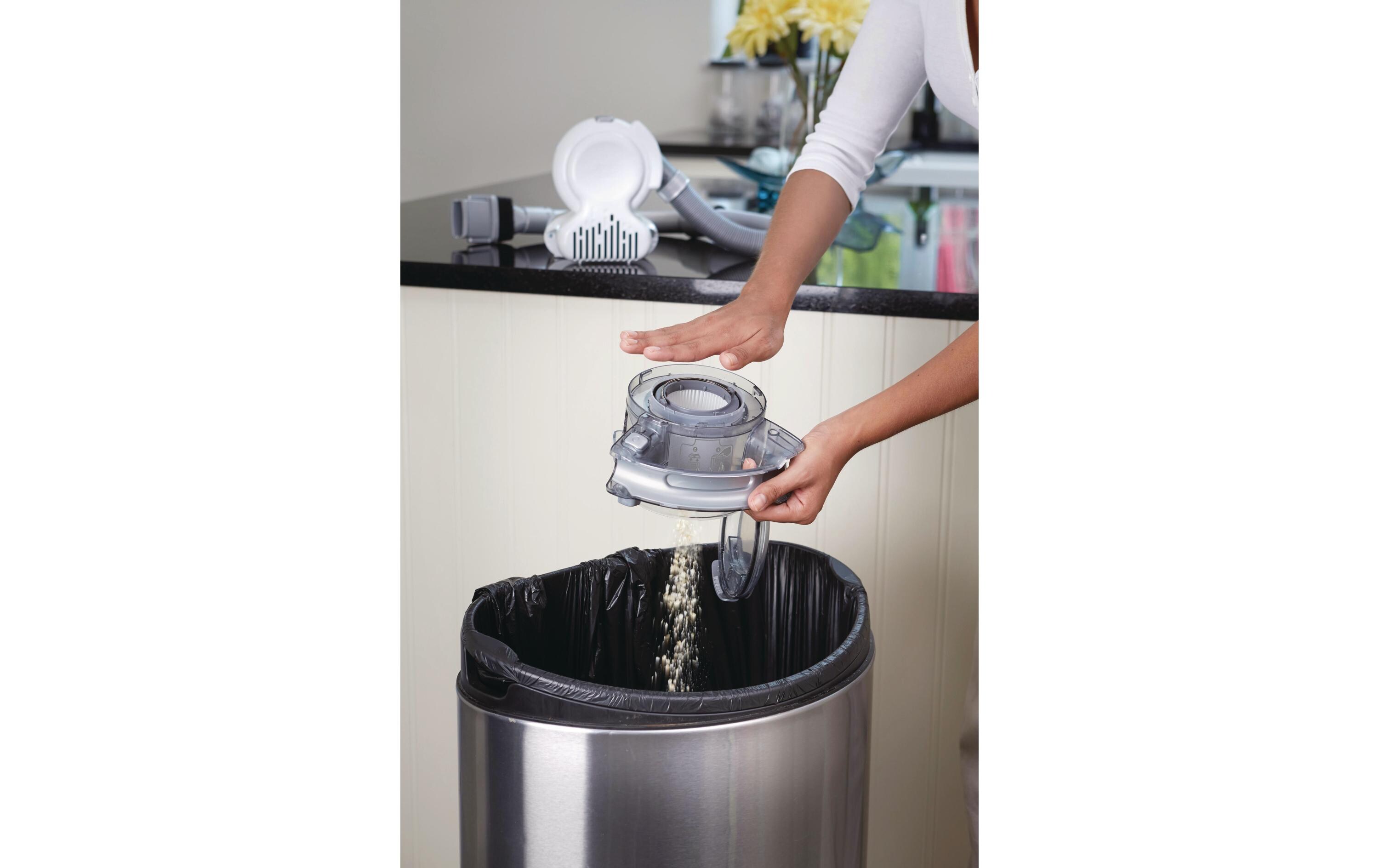 Akku-Handsauger Dustbuster Flexi Silber<br>Portabler Akku-Staubsauger mit Schnellladefunktion