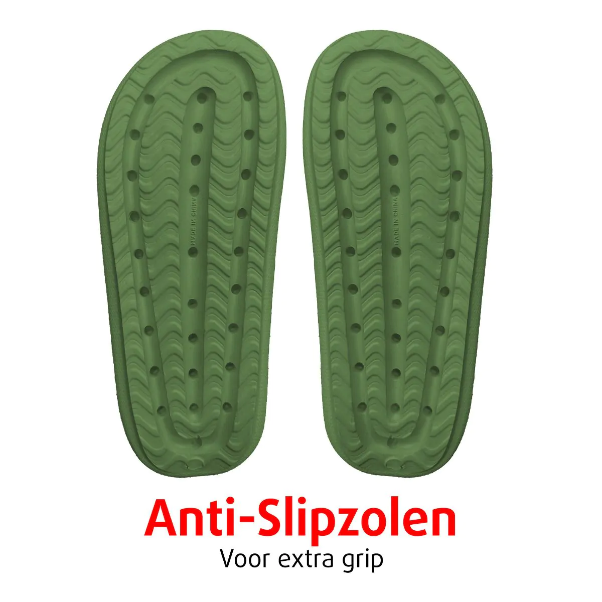 Orthopedische Zomer Badslippers (Olijfgroen)