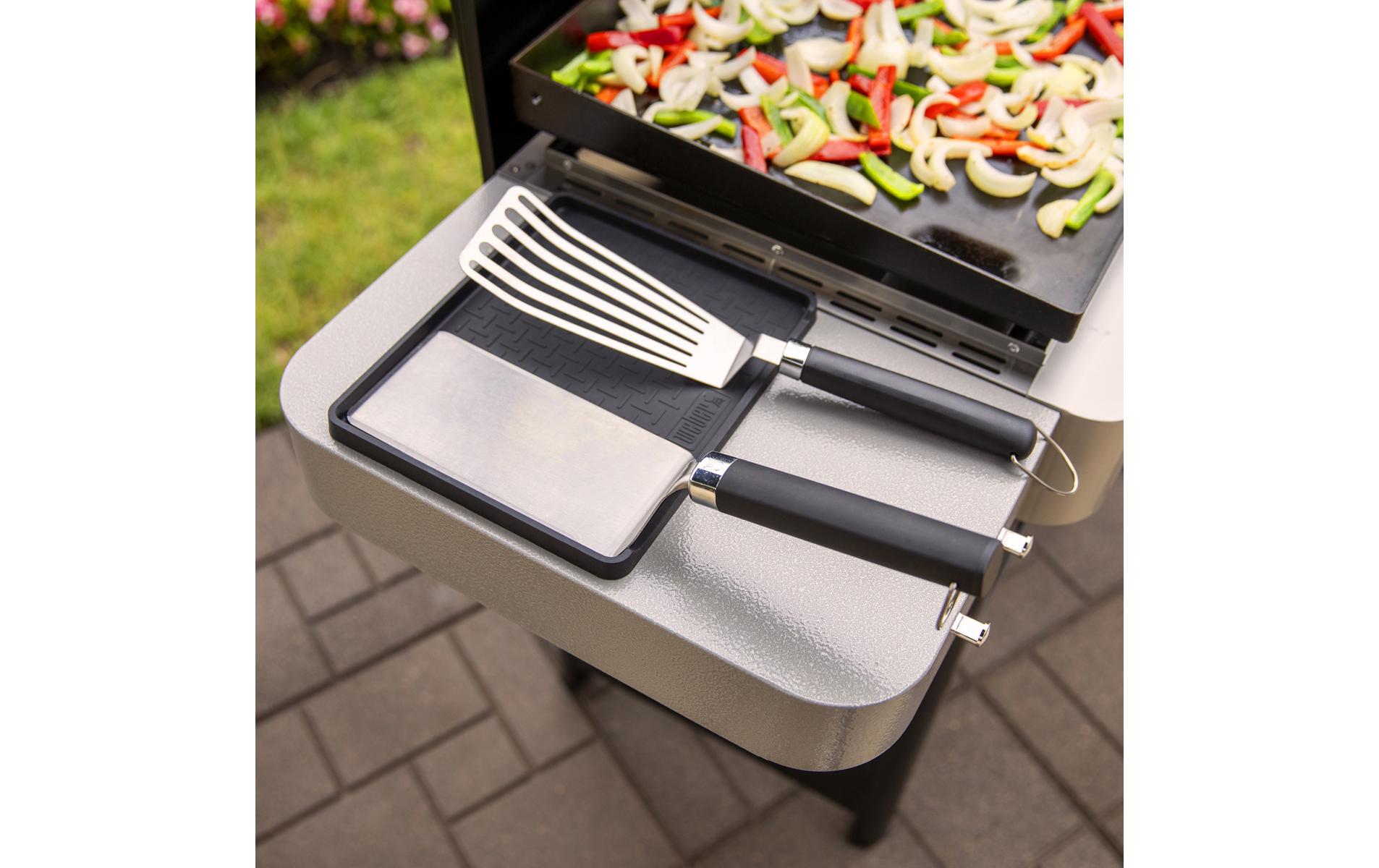 Grillbesteckmatte SchwarzGrillhilfe für müheloses Grillen