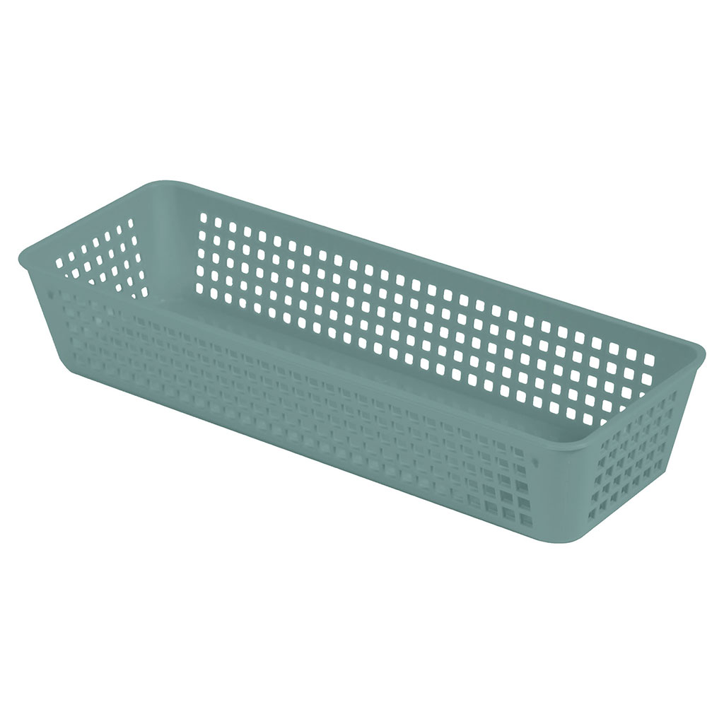 Bac plastique vert 27.5x10cm