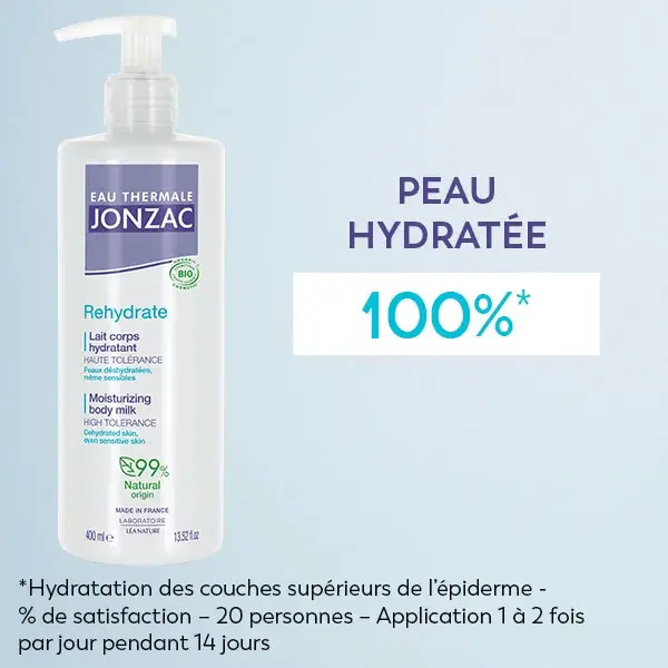 Loção Corporal Reidratante Orgânica Jonzac Thermal Spring Water Rehydrate 400ml
