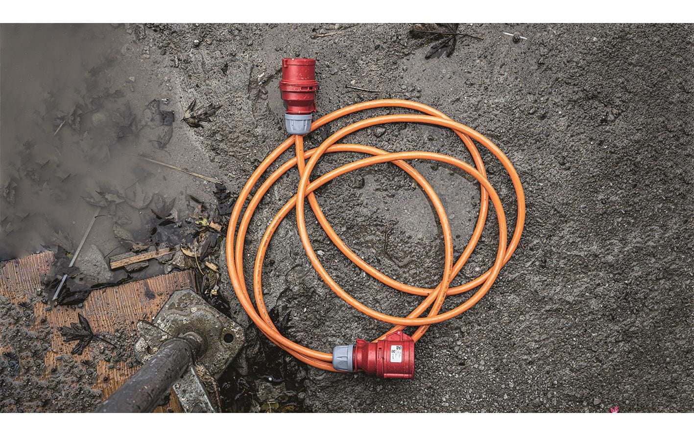 Verlängerungskabel G-PUR 5m CEE16/5Industrie-Verlängerungskabel EPR-PUR 5 x 2.5 mm2 5m CEE16/5 - CEE16/5