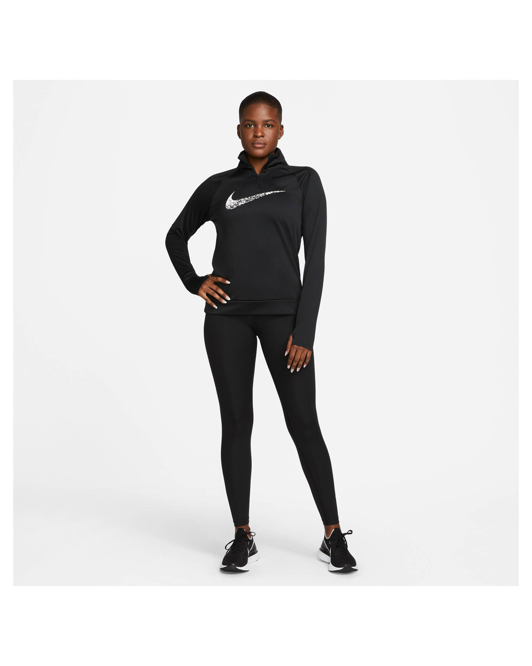 Nike| Damen Lauftights DRI-FIT SWOOSH RUN 7/8-Länge