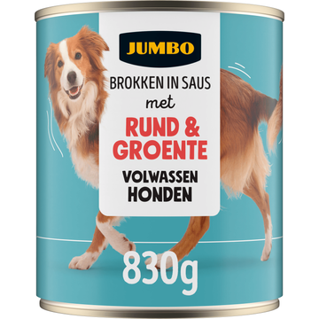 Jumbo Hondenbrokken In Saus Rund en Groenten 830 g