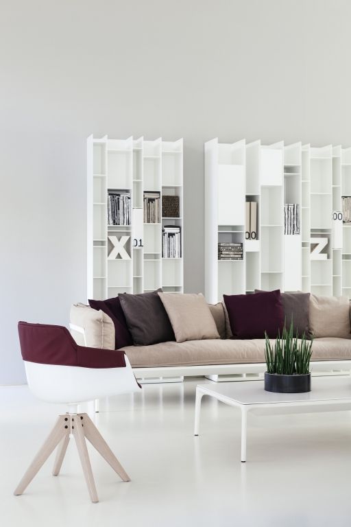 MDF Italia Random boekenkast wit