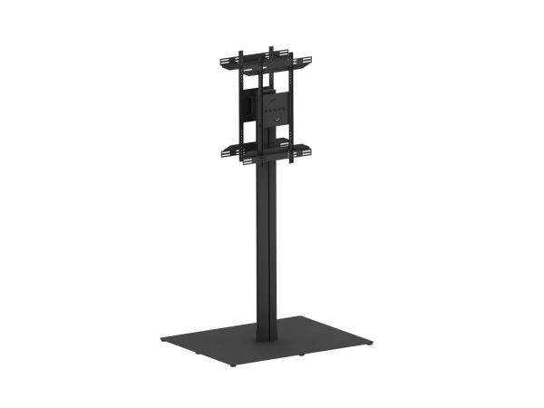 Multibrackets M Public Display Stand 180 HD Back to Back Black w. Floorbase - Stativ - for 2 LCD displays - aluminium, stål - sort - skærmstørrelse: 55