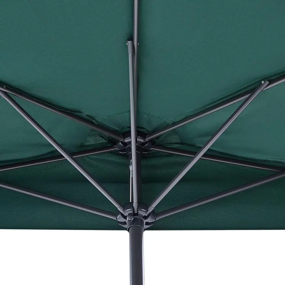 GALATI - Halfronde parasol - Groen - 270 cm - Polyester