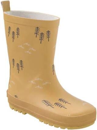 Fresk regenlaarzen kids Geel Rubber All over print 28