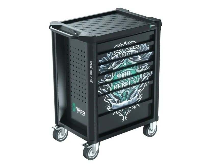 Wera 05150130001, Plast, Sort, 7 skuffe(r), 250 kg, 785 mm, 518 mm