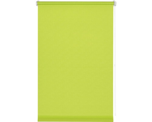 Klemrolgordijn met zijspanning, geen boren nodig, effen appelgroen, 45x150 cm, inclusief klembeugels