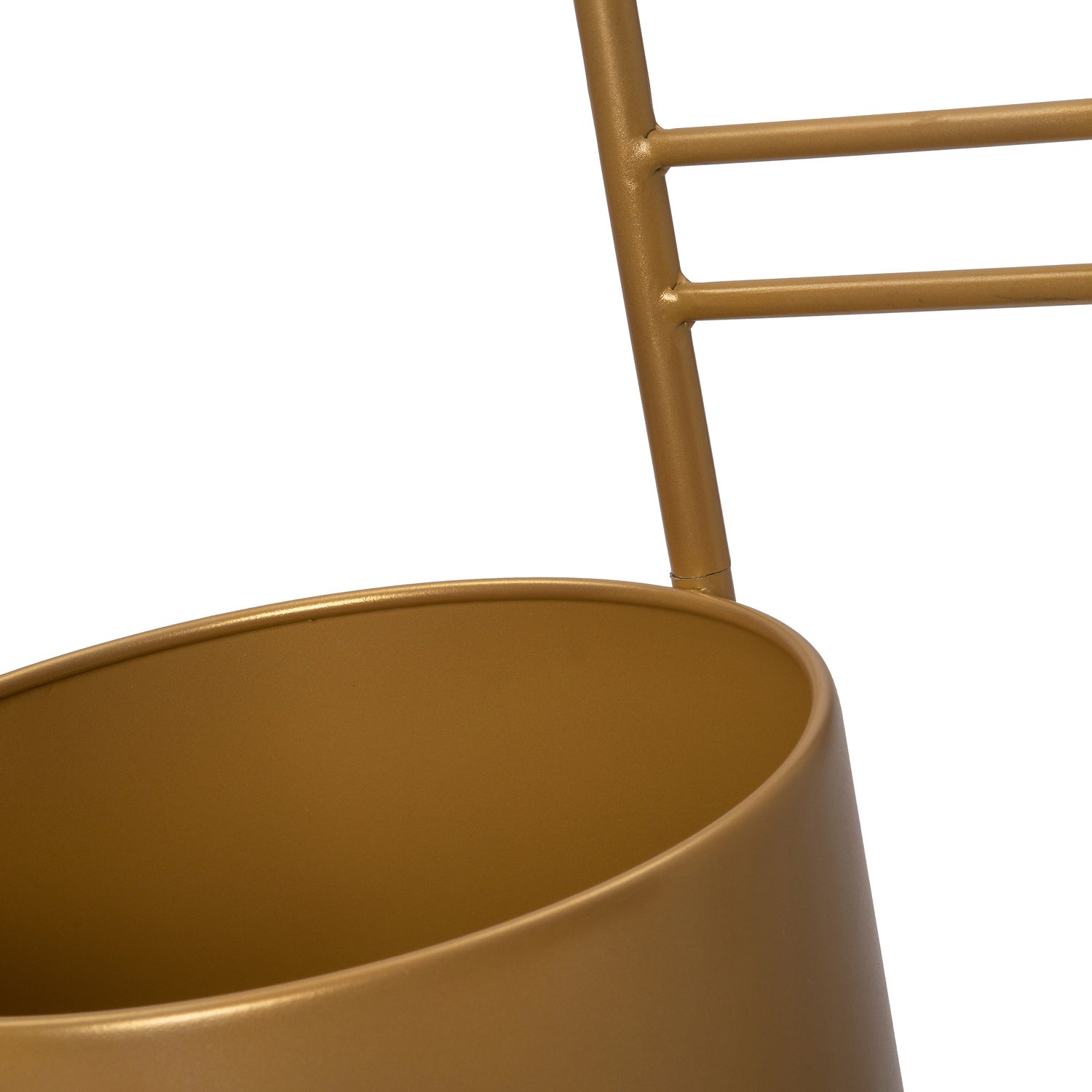 Intratuin bloempot op standaard Nena goud D 28 H 80 cm