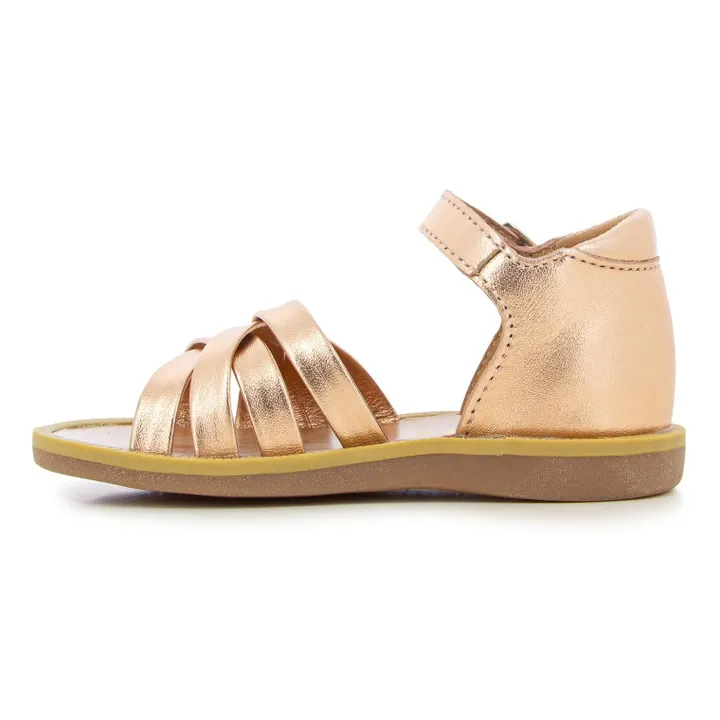 Pom d'Api Sandales Poppy Erg | Cuivre