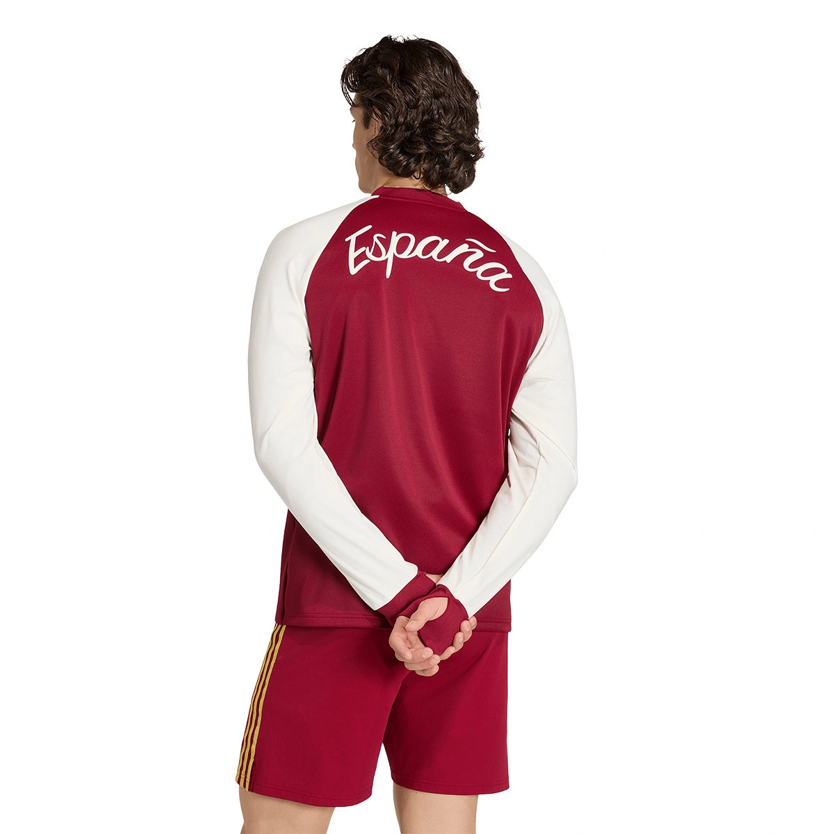 Camisola adidas Espanha Pre-Match Away M/L Mundial 2026
