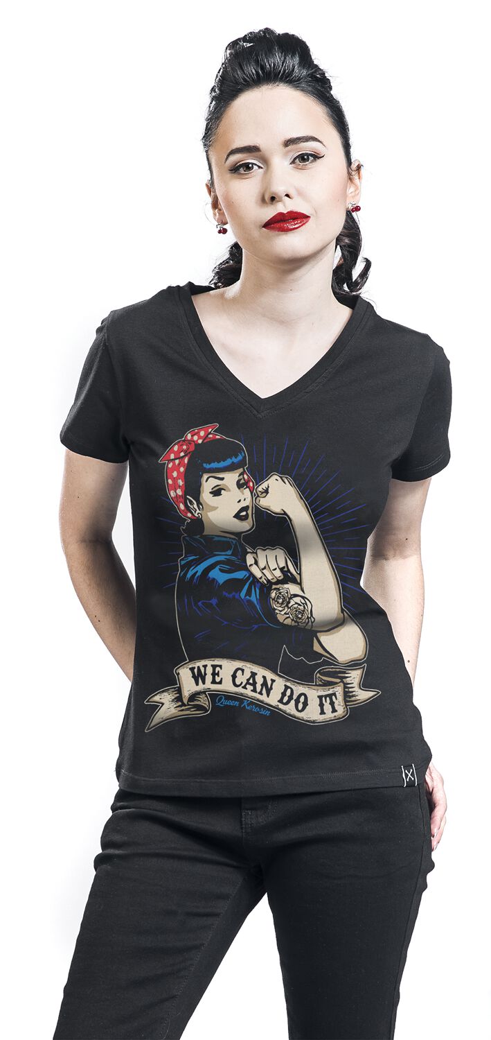 We Can Do It | Queen Kerosin T-Shirt Manches courtes