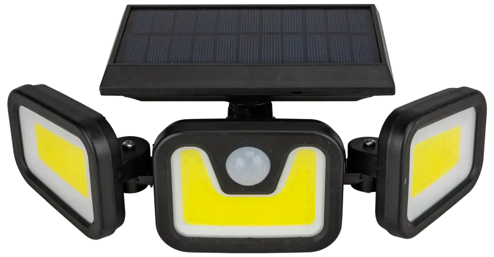 SARTANO Solcellelampe tredelt med sensor