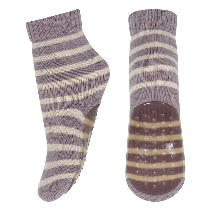 Mp Denmark Chaussettes Eli Antidéranpantes en coton | Rose