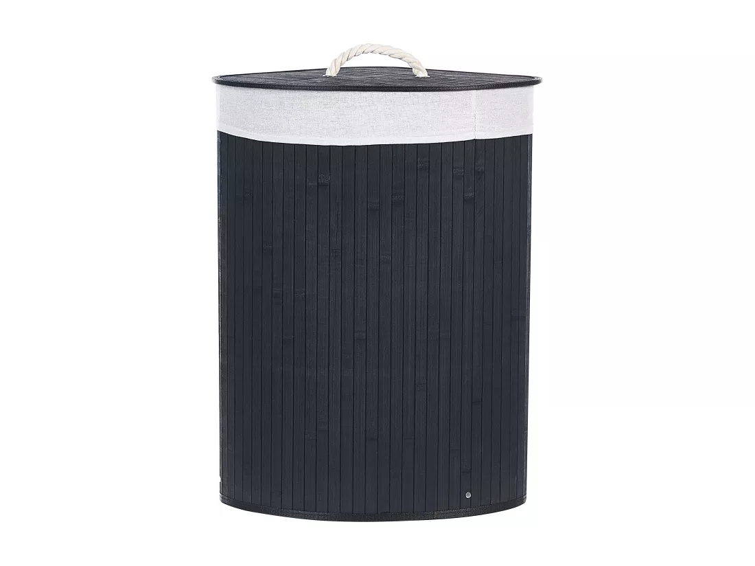 Panier en bamboo noir 60 cm MATARA