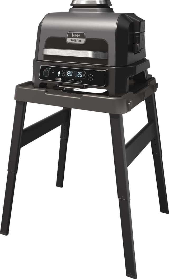 Ninja Woodfire Pro XL elektrisk grill OG850EU (grå og sort)