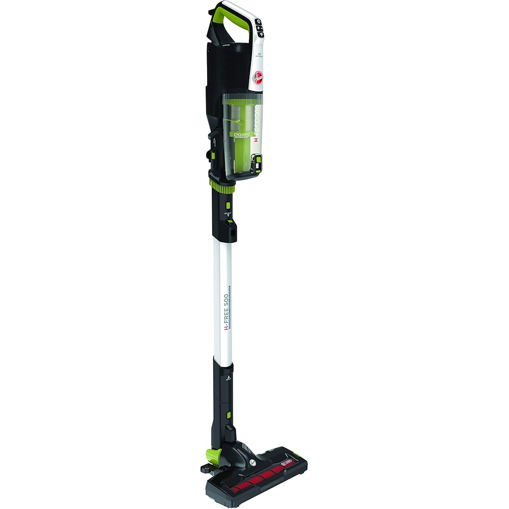 Hoover H-Free 500 HF522NPW, Aspirateur Balai sans Fil Puissant 22V, Autonomie 40 Min, Ultra léger, Affichage LED, Compact, Brosse Poils d’Animaux, Position Parking, Contrôle à Distance (Wi-FI) : Cuisine et Maison