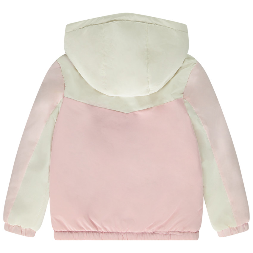 Coupe-vent bicolore rembourré et doublé pour fille